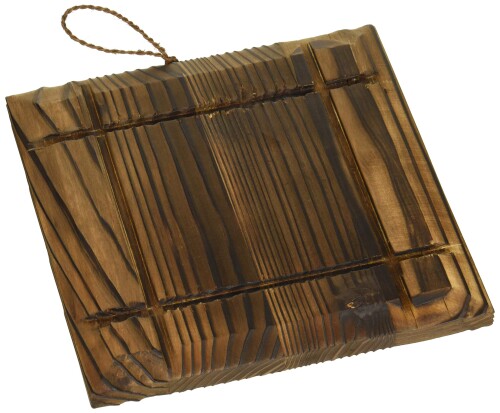 アルファックス 鍋敷き 木目 18×18×1.5cm 民芸鍋敷 角 18cm 903178