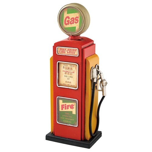 ヘッズ (Heads) インテリア雑貨 17×10×39.5cm 1個 レッド ガススタンド ブリキ HEADS BRZ-INT9