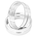 winova ハブリング ツバ付き HUB CENTRIC RING 65.1mm/56.1mm アルミ製 4個入り (65.1-56.1mm)