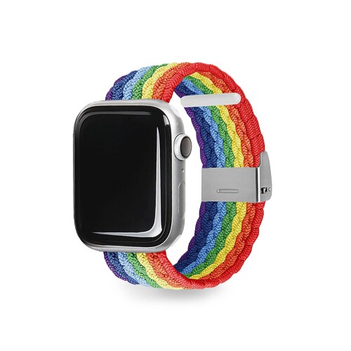 エガーデン LOOP BAND for Apple Watch 45/44/42mm レインボーストライプ