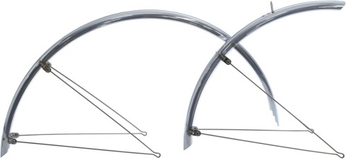 ライトウェイ(RITEWAY) 自転車フェンダー ダブルステークロスバイクフルフェンダー 泥除け 前後セット 700C用 幅35MM グロスブラック