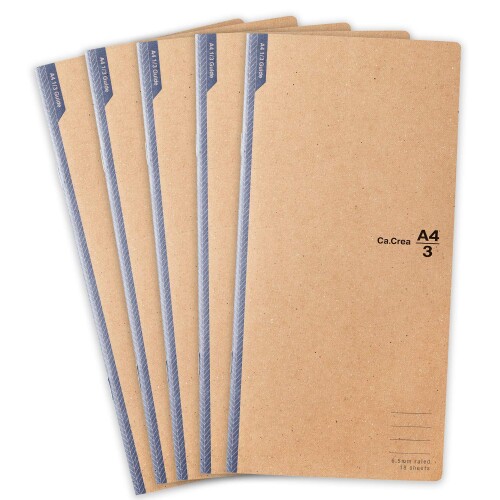 プラス メモ帳 ノート カ.クリエ アシスト ノート 横罫(6.5mm) 5冊 77-831×5