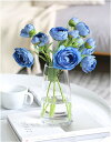 ガラスベース 花瓶ガラス 花器 22cm フラワーベースglassボトル 透明 北欧 アレンジ インテリア 水栽培 生け花 造花 おしゃれ シンプル Fukuk...