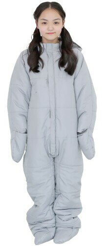 yuk 動ける寝袋 子供 グレーSS（100-130）