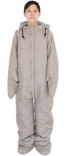 yuk 動ける寝袋 子供 ベージュ SS（100-130）