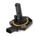 A ABSOPRO カーオイルレベルセンサーエンジンオイル送信ユニットNo.94860614000、 TT 1998-2010用、メタルプラスチック製、黒いシルバートーン