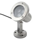 水中池ライト 水中スポットライト 高輝度 防水性 簡単な取り付け 省エネ DC12V IP68防水 (暖かい白)