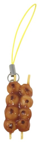 末武サンプル 食品サンプル携帯ストラップ みたらし団子 約36mm s-18472