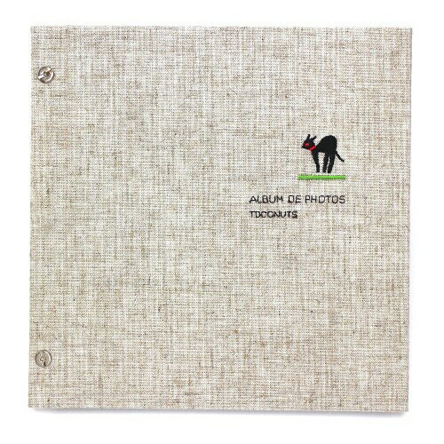 トコナッツ フォトアルバム 刺繍 ネコ AS-41 G