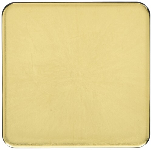 まえじゅう漆器 角コースター ゴールド(洋金箔) 1Y-507