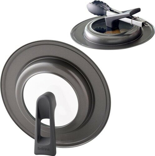 アーネスト フライパン 蓋 20-26cm対応 (自立/キッチンツールが置ける/立てた時に水が垂れにくい/吊り..