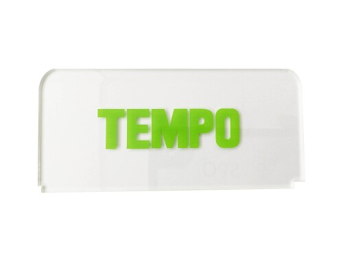 TEMPO アクリル製 ワックススクレーパー サイズ:130mm×60mmX厚さ:3mm 0204 クリア