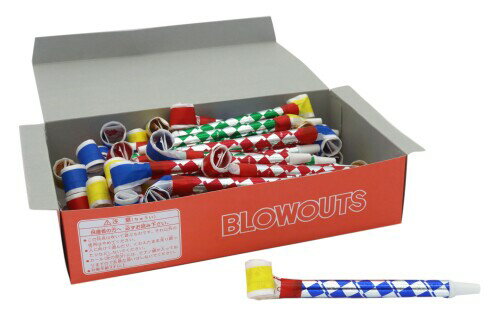 日本製 昔ながらの おもちゃ まきとり(吹き戻し) 48個セット(色アソート) 業務用