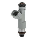 Motoforti 燃料噴射器 燃料噴射ノズル 日産に対応タイタン 2005-2007 5.6L 用 プラスチック No.16600-ZH000 グレー。