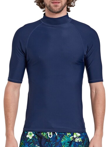 (Suwangi) ラッシュガード 半袖 水着 メンズ UVカット スイムウェア スポーツ シャツ スイム 水陸両用 大きいサイズ マリンスポーツ 吸汗速乾 UPF50+