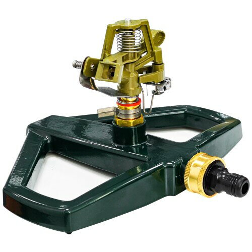 Socpuro ガーデン スプリンクラー 庭用 360度回転 自動水やり 芝生 散水機 農業 灌漑 広範囲 水やり ガーデニング スプリンクラー 金属 安定性 野菜 鉢植え 噴霧器 回転式 家庭用 農業 園芸