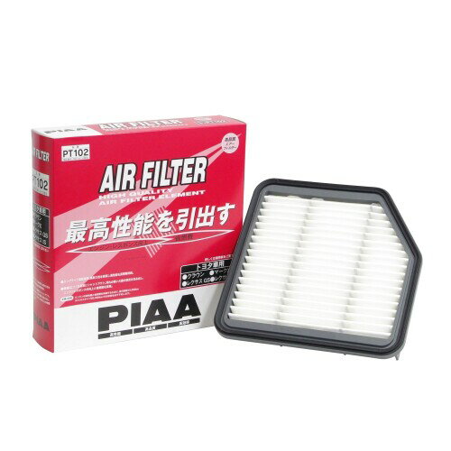 PIAA(ピア) 車用 エアフィルター AIR FILTER 1個入 (トヨタ車用) クラウン・マークX・レクサス_他 PT102