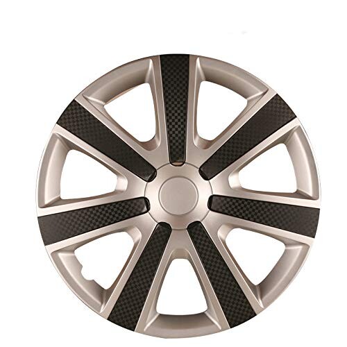 GET-PRO ホイールカバー 13インチ 1台分4枚セット スバル デックス (シルバー＆ブラック) L085AM13-025