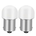 S25 シングル球 12V-24V LED ホワイト バックランプ ピン角180度(P21W 1156 G18 BA15S) 後退灯 車用トラック用品 サイドマ...