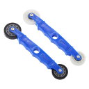 PATIKIL LEDストリップチャンネルローラーツール 2個 フラット/U溝ホイール プラスチックハンドル付き 5-8 mm/5-10 mm幅LEDストリップ...
