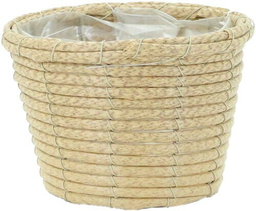 大橋新治商店 鉢カバー PEプランター D4号 ベージュ