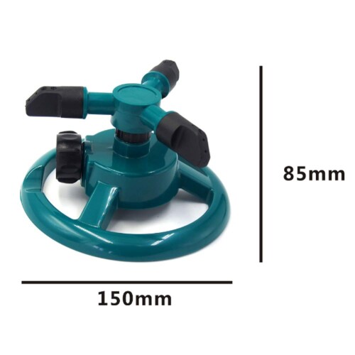 Cangad スプリンクラー 散水ノズル 万能散水用具 3方向 節水灌漑 360°自動回転タイ...