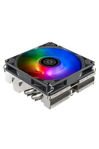 SilverStone CPUクーラー SST-HYH90-ARGB 92mm PWM Intel LGA 1851 AMD ソケット AM4 / AM5 対応 ARGB ファン