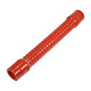 X AUTOHAUX 1個 内径28mm 長さ300mm 0° シリコンホース ジャバラ 液漏れなし ジャバラホース ラジエーターホース 車用ホースリターンホース リターンホース エキゾーストホース 赤色 車用スレ