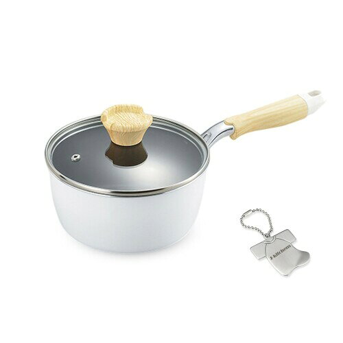 J-kitchens 片手鍋 18cm IH対応 ガス ダイヤモンドコートふっ素樹脂加工 オリジナル カンキリくんT 付