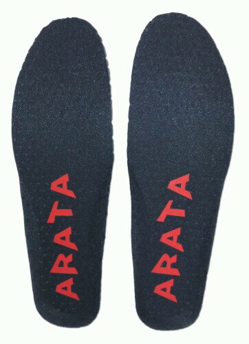 ARATA insoles Black Lサイズ