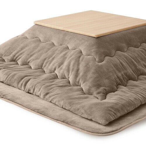 クモリ(Kumori) こたつ布団 185X235cm 単品売り 吸湿発熱 正方形 フランネル 柔らかい 無地 こたつ用布..