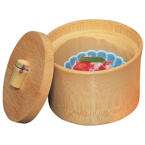 山下工芸(Yamashita kogei) おひつ ナチュラル [ファイ]8.5×H5.5cm 日本製 白竹 ロクロ 飯器 A 18422