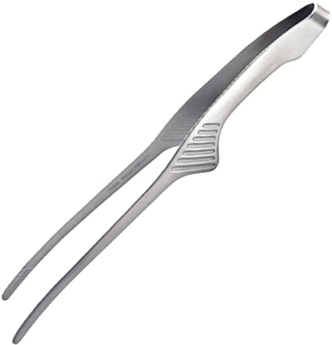 下村企販 菜箸トング 全長24cm 食洗器対応 先端が浮く スリムで掴みやすい 洗いやすい すべり止め加工 焼肉トング ステンレス 燕三条 33807