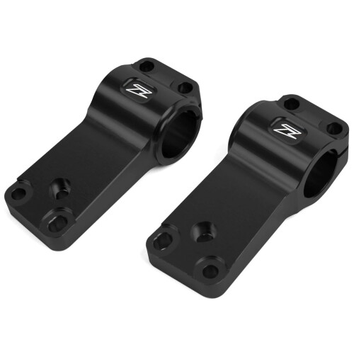 ジータレーシング(ZETA RACING) パイロットハンドル用オプション ハンドルブラケットセット ハイタイプ(45mm) ブラック F4670(旧品番:ZS03-1947) ダートフリーク DIRTFREAK