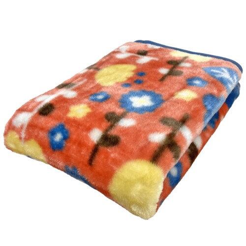 シンプルフレッシュ(Simple Fresh) ブランケット 膝掛け 毛布 洗える ニューマイヤー ポプリ オレンジ ..