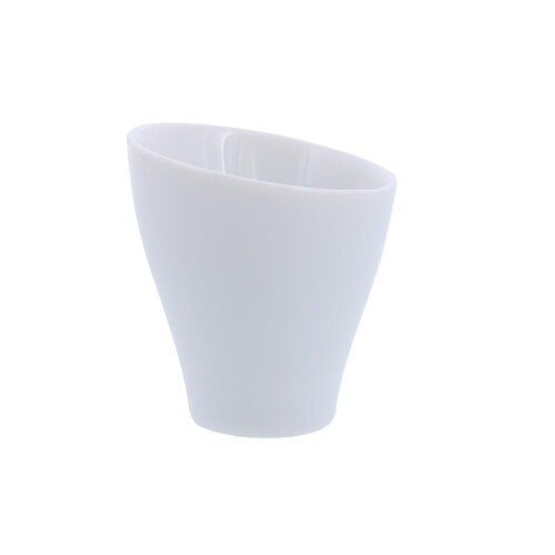 EAST table（イーストテーブル） 斜めお猪口 白 65cc 徳利に重なる 日本製 レンジ対応 食洗機対応 812-009