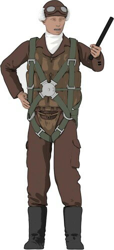 トライアンフモデル(Triumph Model) 1/35 日本海軍 パイロットフィギュア タイプ1 (将校) 3Dプリンター..