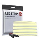 BTF-LIGHTING FCOB COB LEDテープライト 高密度 フレキシブル LEDテープライト 5M 480LEDs/m 2400LEDs/5m 昼白...