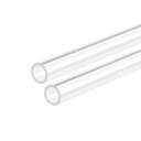 DMiotech 2本 10 mm x 14 mm 全長300 mm クリア アクリルパイプ 硬質プラスチックチューブ 水槽の水道管 水冷システム 配管用