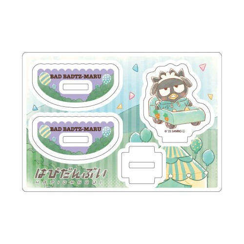 はぴだんぶい 04 バッドばつ丸(グラフアートイラスト) ゆらゆらアクリルスタンド