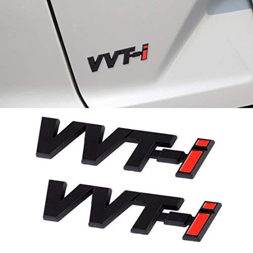 DDV- US - 2個 3D ABS VVTI VVTI VVTi ロゴ スタイリング 車 トランク バッジ フェンダー エンブレム ステッカー トヨタモデル用