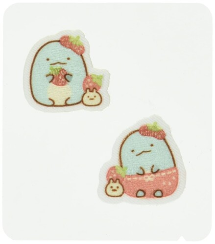 いろはism すみっコぐらし 喫茶 すみっコ で いちご フェア ワッペン とかげ にせつむり 2枚入り SU601-SU43