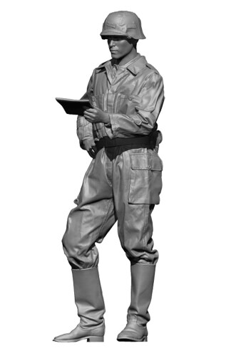 エイチスリーモデル 1/35 第二次世界大戦 ドイツ戦車乗組員 (イタリアパターン) レジンキット HS35018