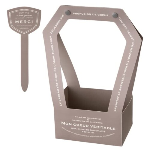 ヘッズ PPトレイ 21.4×30.3×10cm グレージュ 10枚 アレーヌ フラワーアレンジメント HEADS ALN-PBL1