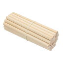 PATIKIL 9.5 mm x 15 cm ダボ棒 木の棒 100個 未完成の木製ダボロッド 丸型ダボ ハードウッドスティック DIY クラフト ホームデコレーション用