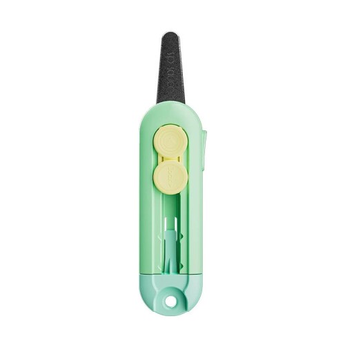 E-SEICA 開封 開梱 ダンボールカッター ESCT01-GREEN ステンレス製 フッ素コート 2段階刃長調節&ロック..