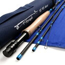 M MAXIMUMCATCH Maxcatch Nymphフライロッド4ピースIM10黒鉛フライフィッシングロッドチューブ持って (3weight 10ft 4Piece)