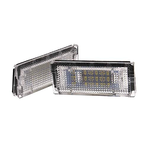 BMW用 LEDライセンスランプ E46 4D ナンバープレートライト 18LED 激白ホワイト ナンバー灯 純正交換型 ライトユニット リア対応 BMW E46 4D 4ドア セダン 3シリーズ 5ドア ツーリング ステーショ