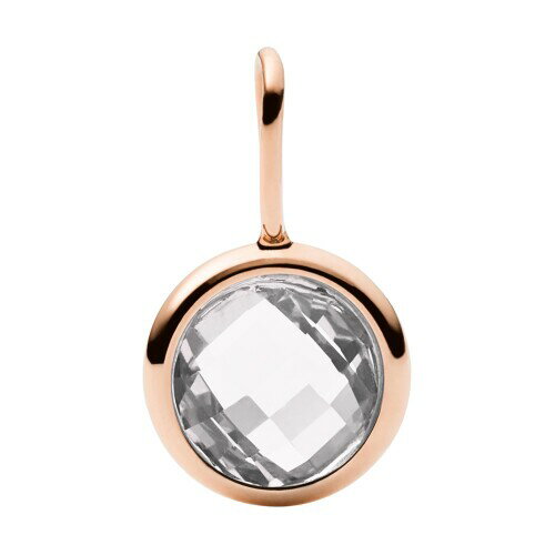 (フォッシル) Fossil レディース CORRA OH SO CHARMING ローズゴールドトーン ステンレススチール 誕生石チャーム、JF03494791