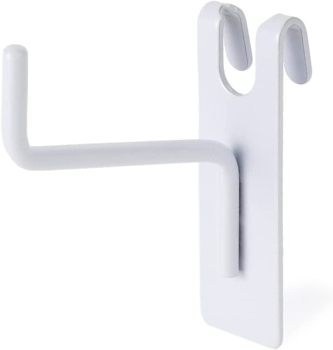 ユノックス ワイヤーネットフック 50mm ホワイトPE塗装タイプ20本セット